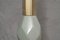 Hellgrüne Tischlampe aus mundgeblasenem Muranoglas & Messing, 1980 5