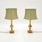 French Brass and Onyx Table Lamps, 1930, Set of 2 2