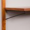 Danish Home Office Shelving System in Teak with Floating Desk and Exposition Shelf,1960s, Image 20