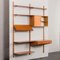 Danish Home Office Shelving System in Teak with Floating Desk and Exposition Shelf,1960s, Image 7