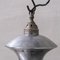 Lámparas colgantes francesas Mid-Century de metal y vidrio. Juego de 2, Imagen 3