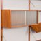 Danish Home Office Shelving System in Teak with a Floating Desk & Display Shelf by Preben Sorensen, 1960s 13