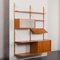 Danish Home Office Shelving System in Teak with a Floating Desk & Display Shelf by Preben Sorensen, 1960s, Image 6