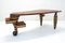 Handcrafted Organic 3-Legged Laminated Wood Desk, 1990s 6