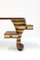 Handcrafted Organic 3-Legged Laminated Wood Desk, 1990s 3