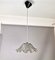 Mid-Century Portuguese Farmhouse Clear Glass Bowl Hanging Lamp, 1960s, Image 2