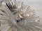 Mid-Century Portuguese Farmhouse Clear Glass Bowl Hanging Lamp, 1960s, Image 11