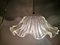 Mid-Century Portuguese Farmhouse Clear Glass Bowl Hanging Lamp, 1960s, Image 9