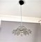 Mid-Century Portuguese Farmhouse Clear Glass Bowl Hanging Lamp, 1960s, Image 3