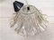 Mid-Century Portuguese Farmhouse Clear Glass Bowl Hanging Lamp, 1960s, Image 5