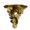Carved Wooden and Gilded Wall Pedestals, Set of 2 2