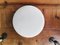 Large Italian Minimalist Opaline & White Acrylic Pill Flush Mount from Luminaries Novalux, 1990s 8