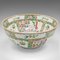 Large Vintage Chinese Famille Rose Bowl in Ceramic, 1940s 4