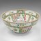 Large Vintage Chinese Famille Rose Bowl in Ceramic, 1940s, Image 4