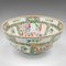 Large Vintage Chinese Famille Rose Bowl in Ceramic, 1940s 2