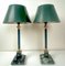 Lampes de Bureau Style Empire sur Socle en Marbre, 1950s, Set de 2 3