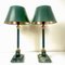 Tischlampen im Empire-Stil auf Marmorsockel, 1950er, 2er Set 4