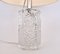 Strukturierte Tischlampe aus Kristallglas von Willem Heesen für Royal Leerdam, 1967 9