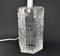 Strukturierte Tischlampe aus Kristallglas von Willem Heesen für Royal Leerdam, 1967 7