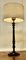 Lámpara de mesa alta torneada de madera oscura, años 20, Imagen 5