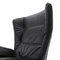 Reclining Black Leather Armchairs, 1970s, Set of 2, Image 12