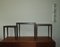 Tables Gigognes en Palissandre par Severin Hansen, Danemark, 1960s, Set de 3 10