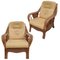Vintage Rattan and Bamboo Armchairs, Spain, 1980s, Set of 2, Image 2