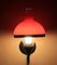 Rote Wandlampen aus Opalglas, 1960er, 2er Set 6