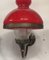 Lámparas de pared rojas opalinas, años 60. Juego de 2, Imagen 3