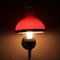 Red Opaline Wall Lamps, 1960s, Set of 2, Image 2