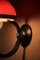 Lámparas de pared rojas opalinas, años 60. Juego de 2, Imagen 7