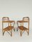 Tables de Chevet en Bambou, Rotin et Rotin, Italie, 1960s, Set de 2 14