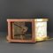Lámpara asiática con marco de madera, años 30, Imagen 6