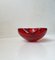 Murano Red Kiss Glass Ashtray by Fratelli Toso, Italy, 1970s 2