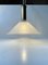 Italian Art Deco Revival Pendant Lamp in Brass and Glass, 1970s, Image 2
