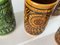 Cups in Brown & Green Ceramic, France, 1970s, Set of 5, Image 7