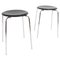 Black Ash Dot Foot Stools attributed to Arne Jacobsen for to Fritz Hansen, 2017, Set of 2, Image 1