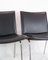 Kastrup Chairs in Black Leather Model Ch401 attributed to Hans J. Wegner & Carl Hansen & Son for Carl Hansen & Søn, 1960s, Set of 2 7
