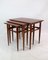 Danish Nesting Tables in Teak Wood, 1960s, Set of 3, Image 2