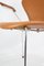 Sedia modello 3207 della serie Seven in pelle color cognac attribuita ad Arne Jacobsen di Fritz Hansen, inizio XXI secolo, Immagine 5