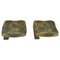 Push Pull Door Handle in Bronze Relief, 1970s, Set of 2, Image 2