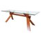 Mid-Century Modern Piana Dining Table attributed to Alfredo Simonit and Giorgio Del Peaeo, 1980s, Image 1