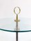 Table d'Appoint Mid-Century en Laiton et Verre, Italie, 1960s 2