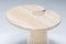 Travertine Side Table by Angelo Mangiarotti, Italy, 1970s 5