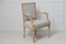 Swedish Gustavian Upholstered Pine Armchair 7
