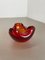 Red Murano Glass Bowl or Ashtray, Italy, 1970s 9