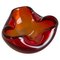 Red Murano Glass Bowl or Ashtray, Italy, 1970s 1