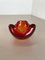 Red Murano Glass Bowl or Ashtray, Italy, 1970s 2