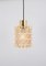 Large Amber Bubble Glass Pendant attributed to Helena Tynell, Limburg, Germany, 1970s, Image 8