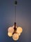 6-Armed Sputnik Light in Glass and Wood, Germany, 1970s 3